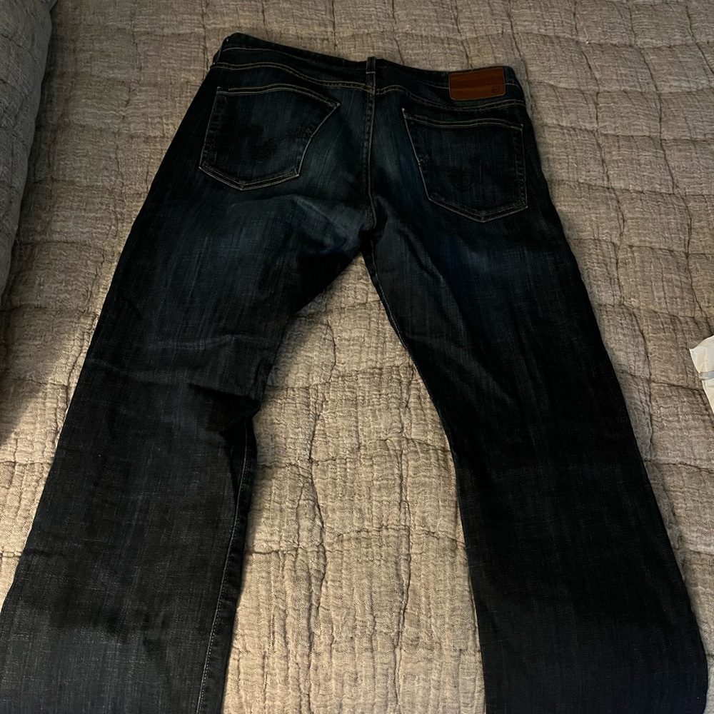 AG Adriano Goldschmied Dark Wash Relaxed Jeans